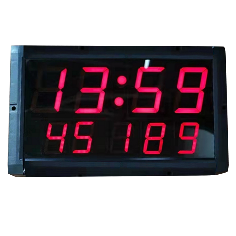 Digital millisecond satellite clock, digital millisecond display clock, year-month-day-hour-minute-second-millisecond display clock LX-DClock5A series digital sub-clock